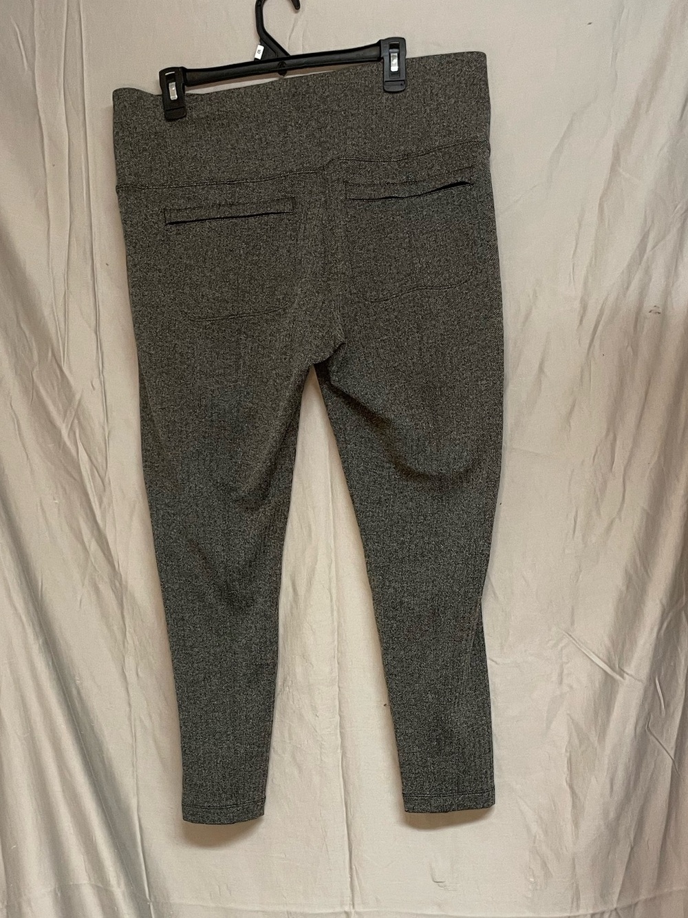 Athleta Gray Herringbone Performance Leggings - Picture 2 of 10